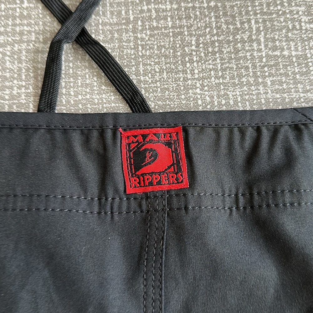 Maui Rippers Women’s 9” Black Board Shorts size 16 NEW - Picture 7 of 12